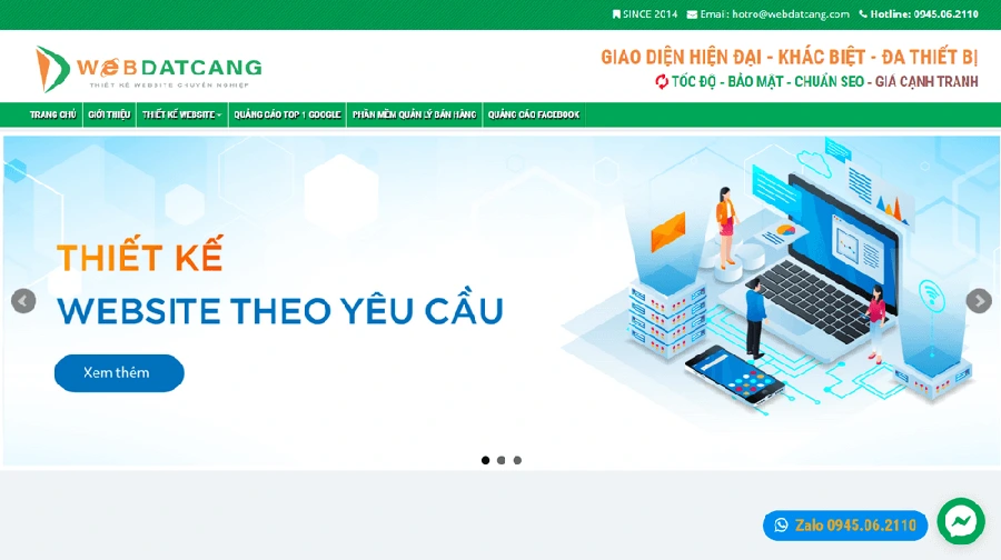 Công ty thiết kế web chuyên nghiệp tại Hải Phòng Thietkewebseo