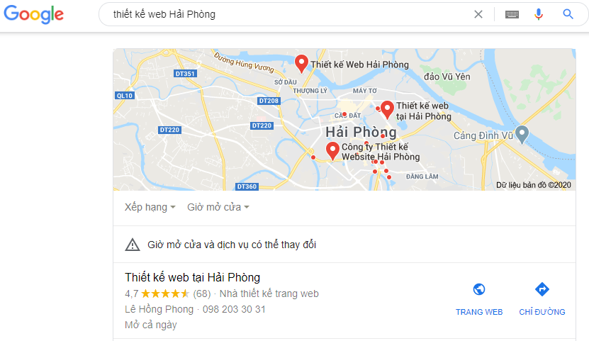 SEO Maps giúp doanh nghiệp bạn xuất hiện ngay trên tìm kiếm Google Maps