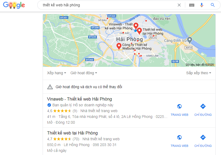 Quảng cáo google thông minh tại hải phòng