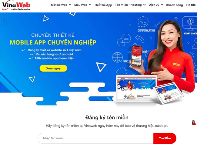 đăng ký trên miền website bán hàng Hải Phòng