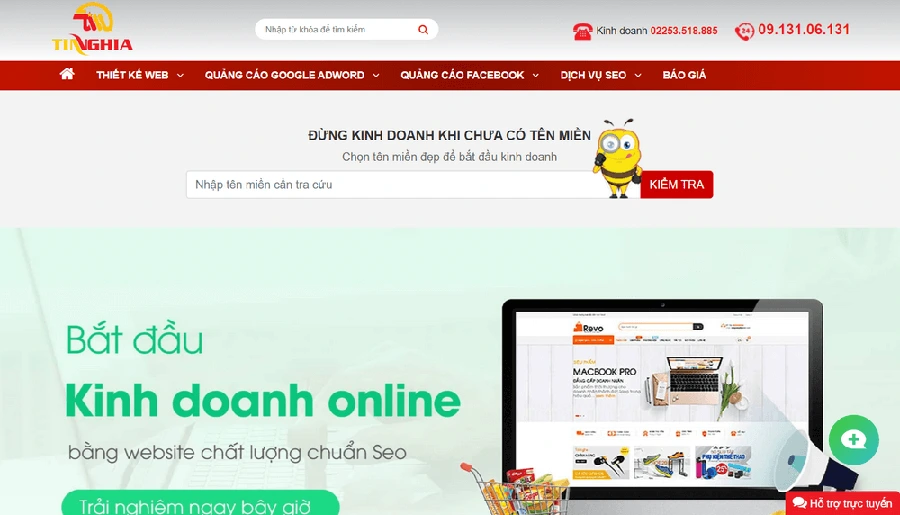 Công ty thiết kế web chuyên nghiệp tại Hải Phòng Web Tín Nghĩa